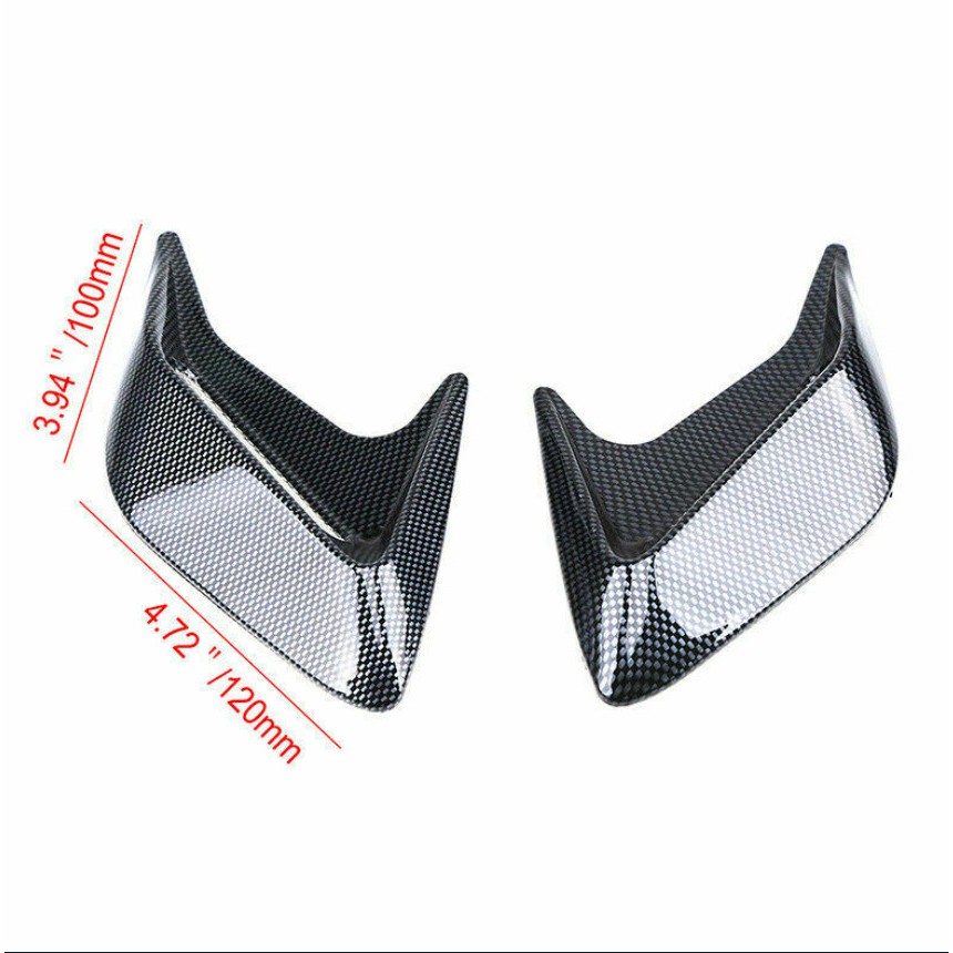 2Pcs/set Side Air Flow Mobil Vent Fender Car Mobil Universal Air flow Side Fender dekorasi Variasi insang hiu Mobil isi Air Scoop Kap Mesin