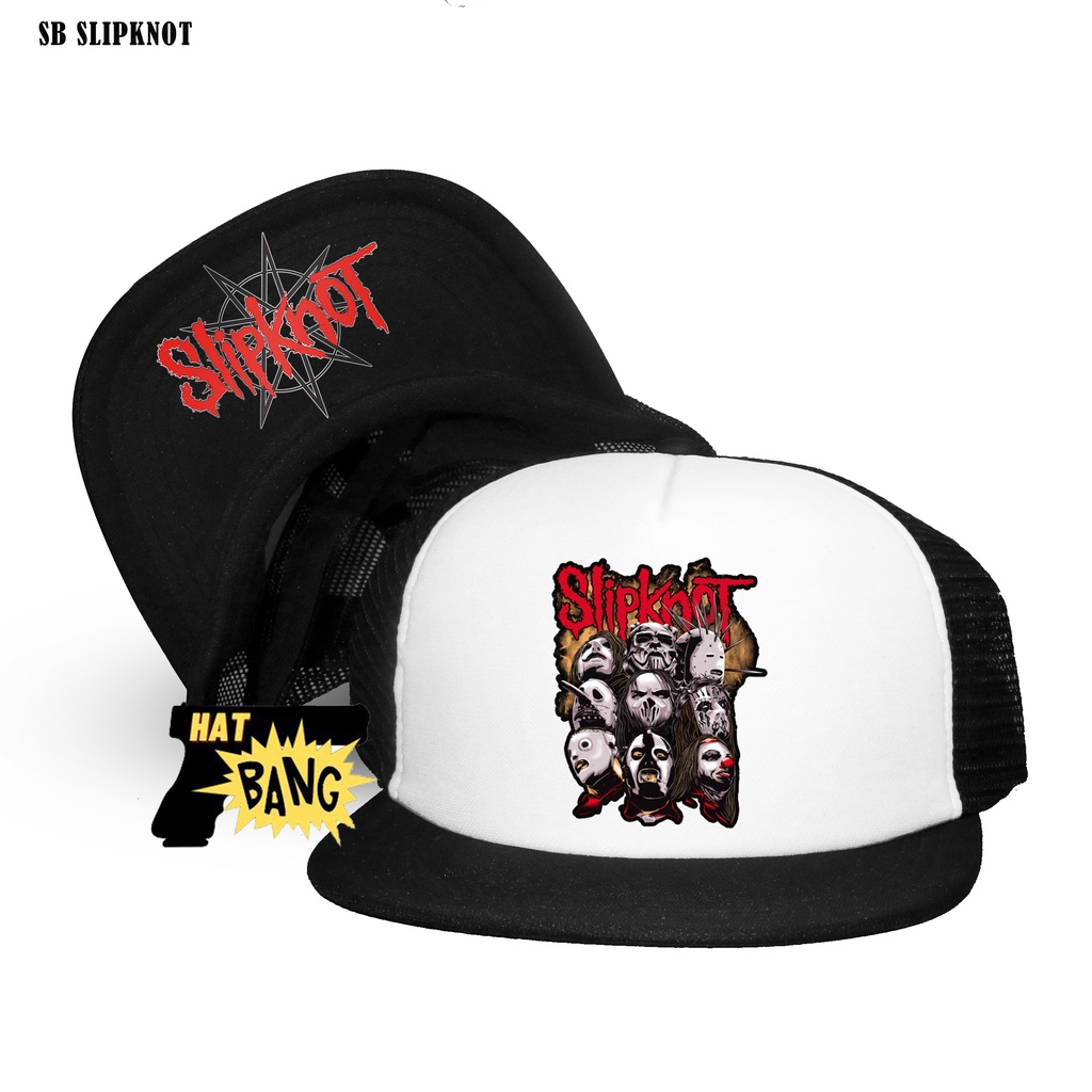 Topi Snapback Slipknot / Topi Slipknot / Snapback Slipknot / Topi Jaring / Topi Band / Topi Band / Snapback Band / Snapback / Topi / Topi Pria / Topi Keren / Snapback keren