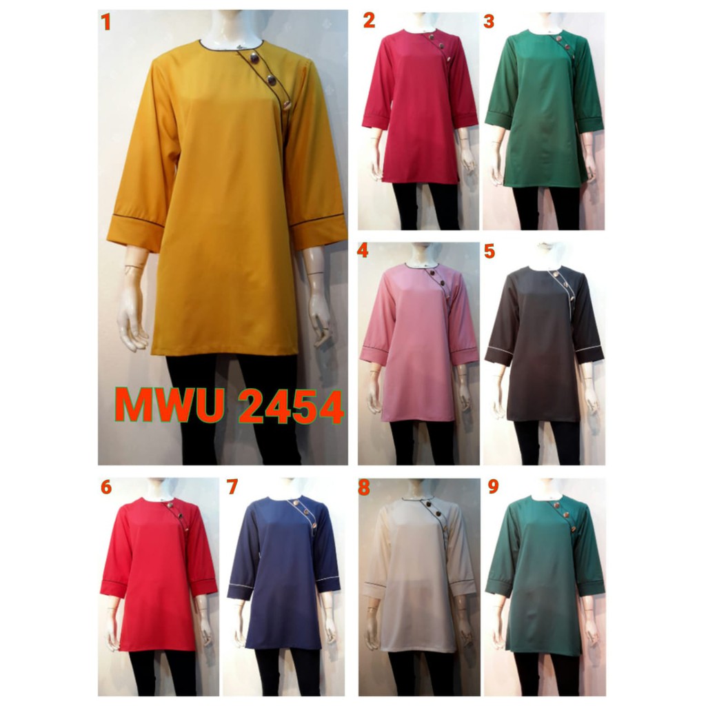 [MWU 2454] Blus / Blouse / Baju Murah