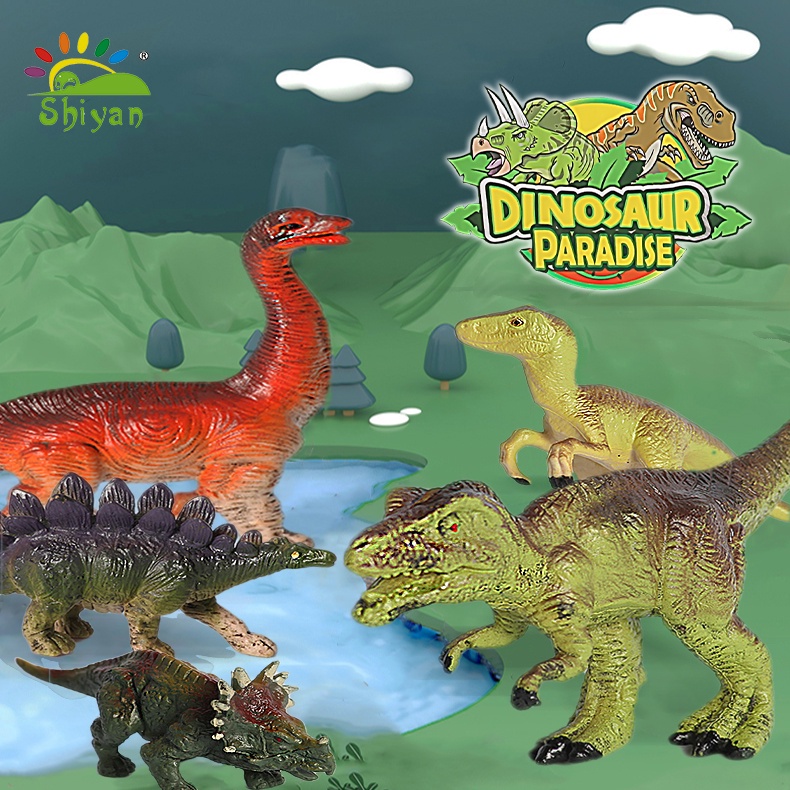 [Shiyan] mainan simulasi hewan satwa liar dinosaurus mainan interaktif dekorasi kamar simulation figure explore and research