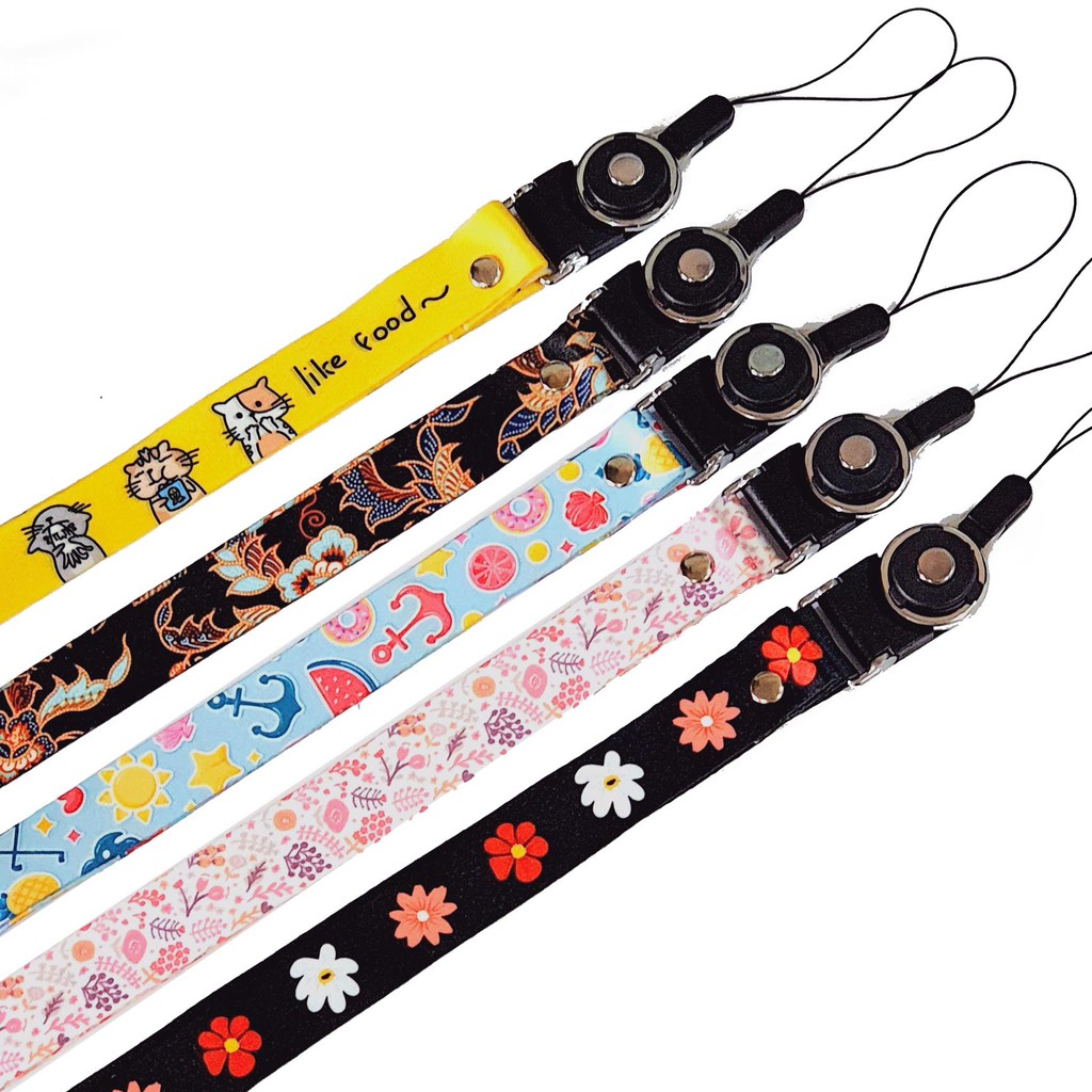 GANTUNGAN HP  LANYARD TALI HP LUCU TALI HP ID CARD GANTUNGAN HP LUCU MOTIF