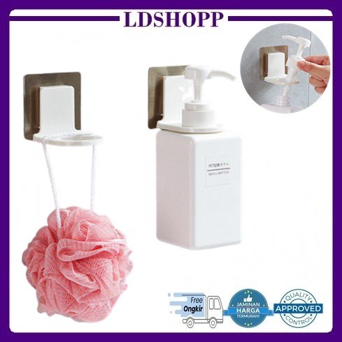 LDS SS04 HOLDER SABUN / HOLDER SHAMPOO / BATHROOM HOLDER SERBA GUNA