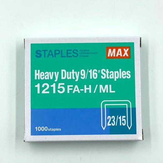

(BISA COD) Isi Staples Max No. 1215 / 23/15 / 2315 1215 FA-H/ML Original KOMPLIT Kode 974