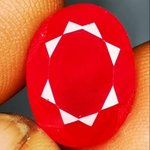 Batu permata red ruby mozambik super HQ