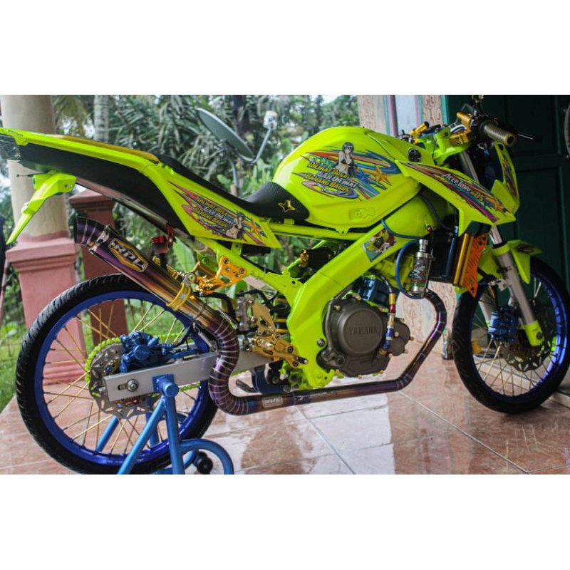 Knalpot kanan kobra step naga vixion