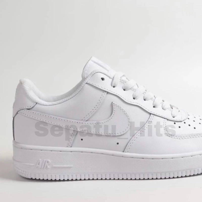 (COD) SEPATU MAN &amp; LEDIES NK3 A1R FORCE FULL WHITE SEPATU PUTIH SEPATU WANITA DAN PRIA SNEAKERS ANAK PEREMPUAN DAN LAKI LAKI MAD LOW TRIPEL WHITE SEPATU PENDEK SEPATU KASUAL SEPATU PUTIH POLOS