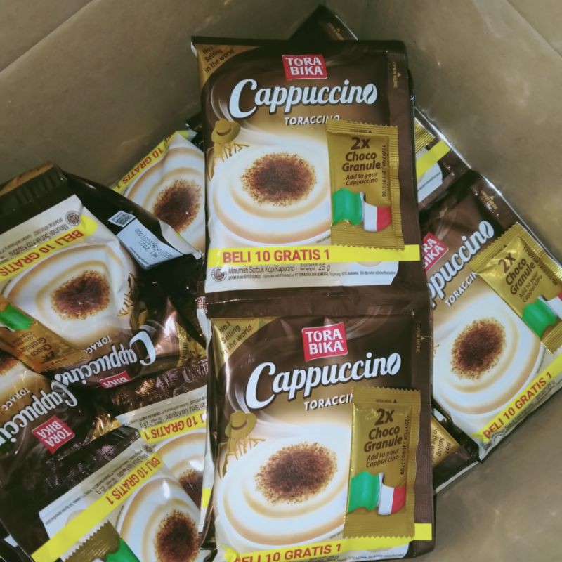 

KOPI TORABIKA CAPUCCINO TORACCINO ISI 10 GRATIS 1