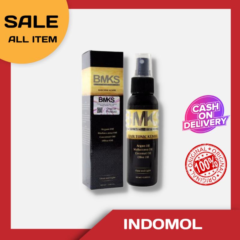 BMKS Hair Tonic Tonik Kemiri BPOM dan Original Vitamin Anti Rambut Ketombe Rontok