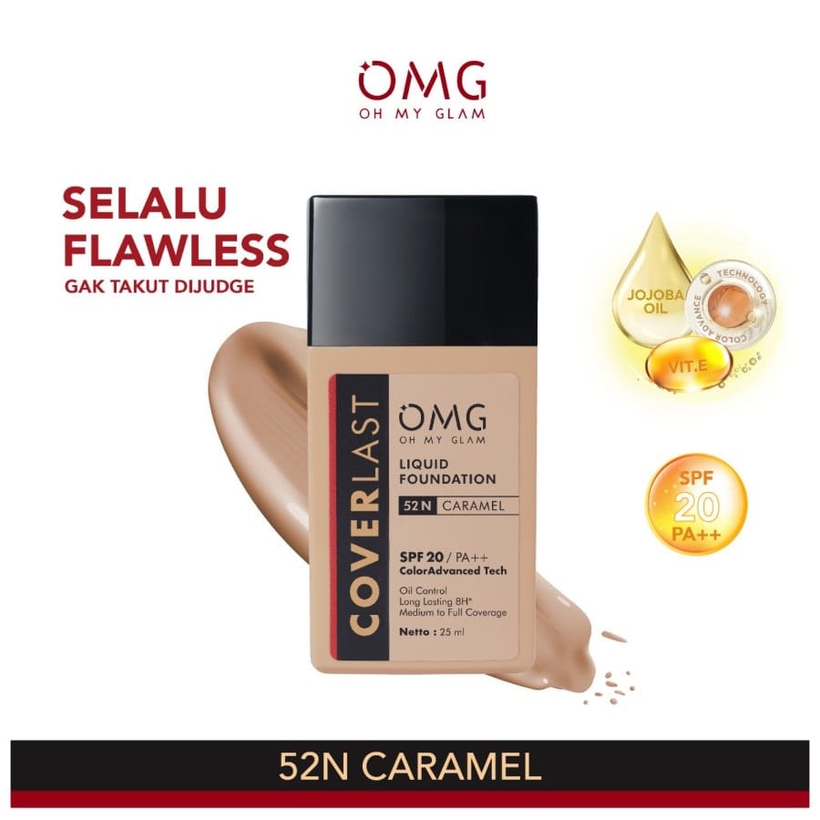 ❤ PAMELA ❤ OMG OH MY GLAM COVERLAST LIQUID FOUNDATION 25ML