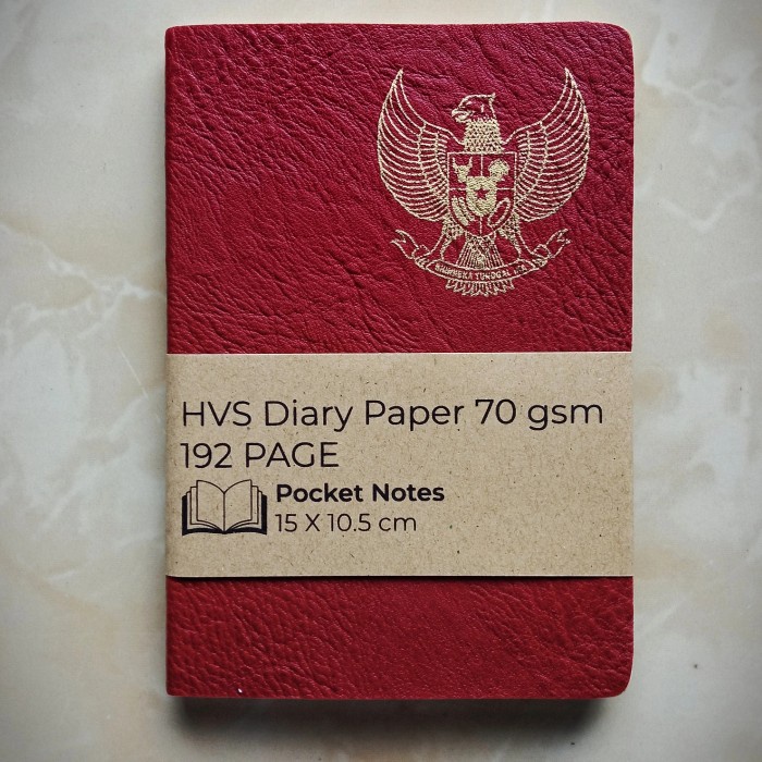 

[RESTOCK] Notes Book size A6 | Pocket Notes | Notes Kulit | edisi kemerdekaan