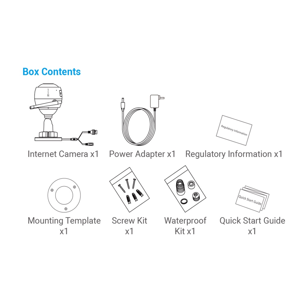 EZVIZ HUSKY C3W 1080P Full HD IP Camera CCTV WiFi GARANSI RESMI 1 TAHUN