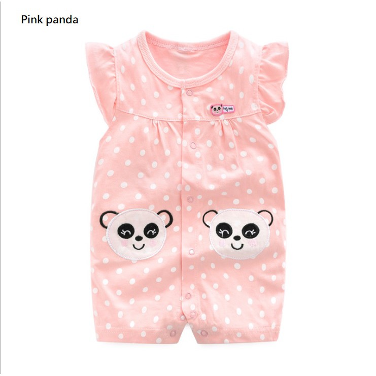 A74- Baju Jumper /pakaian romper bayi anak perempuan  motif polkadot pita kualitas premium