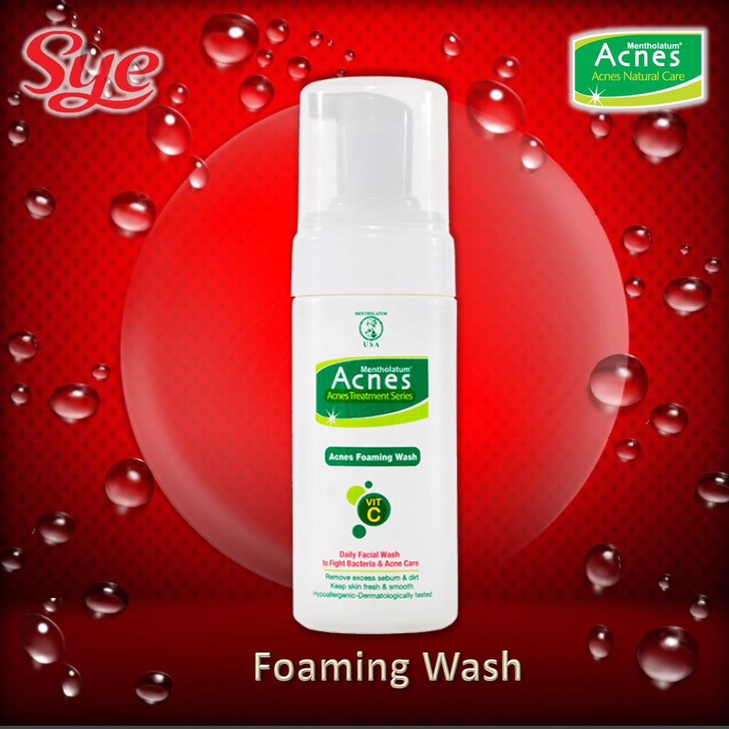 BPOM ACNES FOAMING WASH 100ML / ACNES SABUN JERAWAT / ACNES FACE WASH / SYE