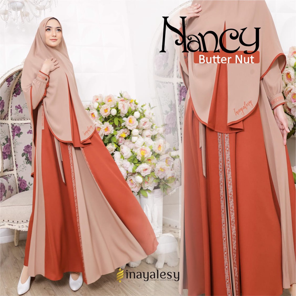 Gamis Dress Muslim Dewasa By Inayah Nancy terbaru