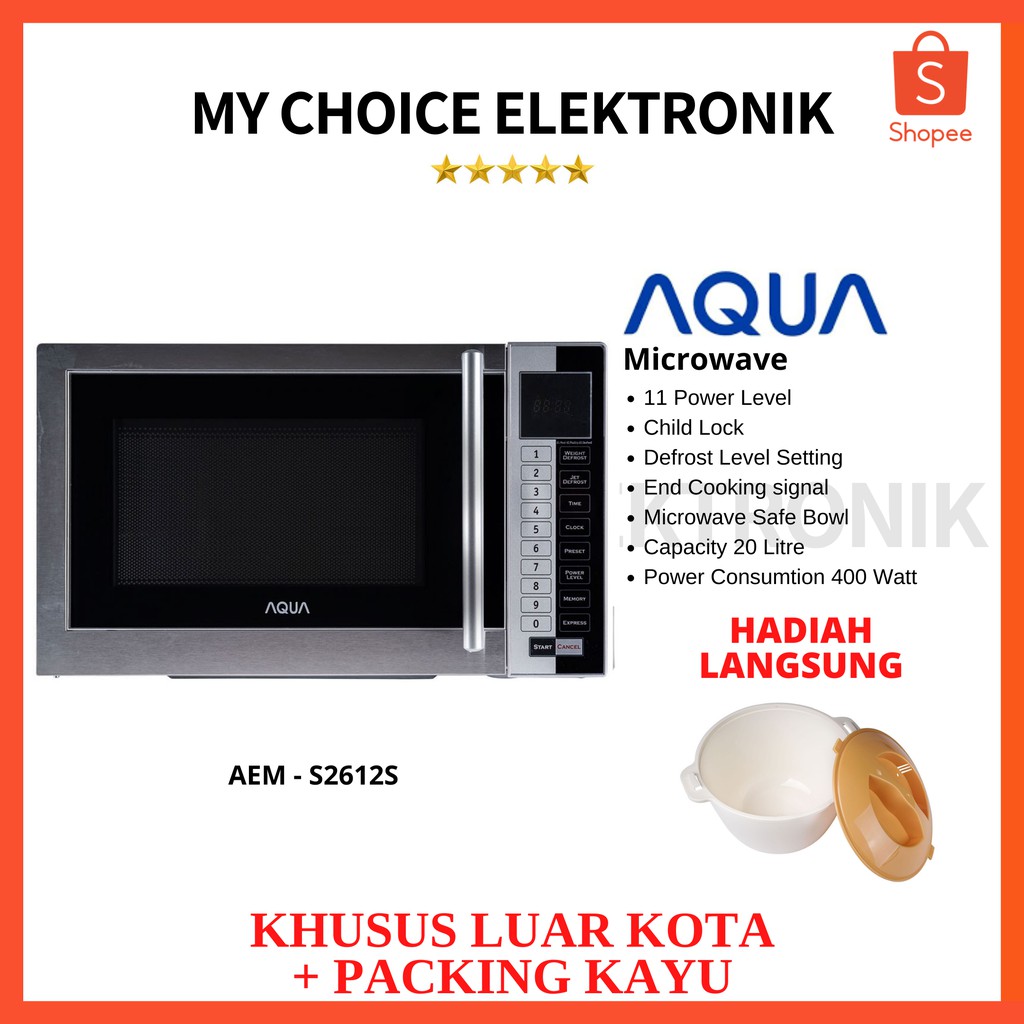 Aqua Microwave AEM-S2612S [Luar Kota]