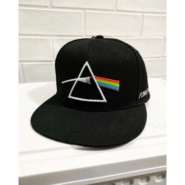 PINK FLOYD - DARK SIDE OF THE MOON Snap Back Caps Offiicial ©2018 | TOPI BAND ORIGINAL IMPORTED USA