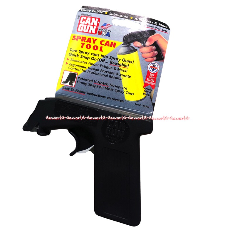 Can Gun 1 Universal Fit Alat Penembak Botol Spray Cat Trigger Alat Bantu Pistol Tembak Cat Semprot Untuk semua Jenis Cat Cangun USA