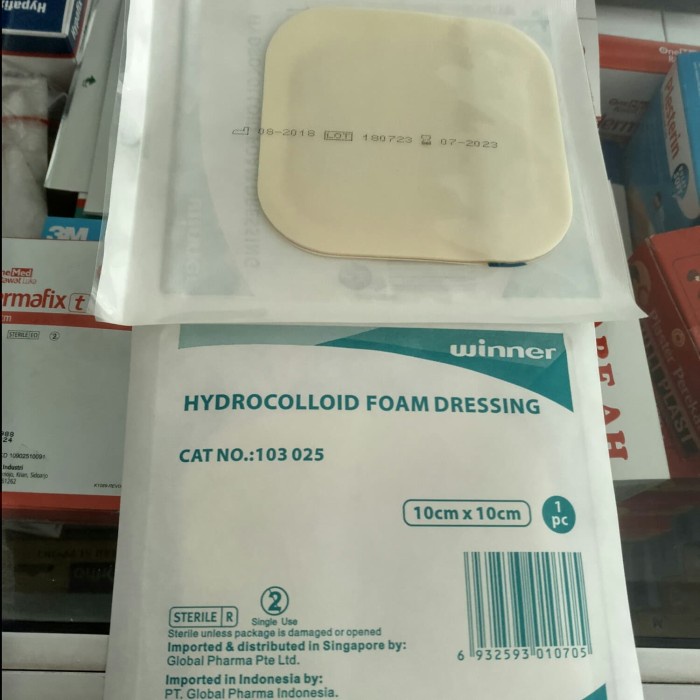 Jual Plester Penyerap Luka diabetes / Hydrocolloid foam dressing eceran