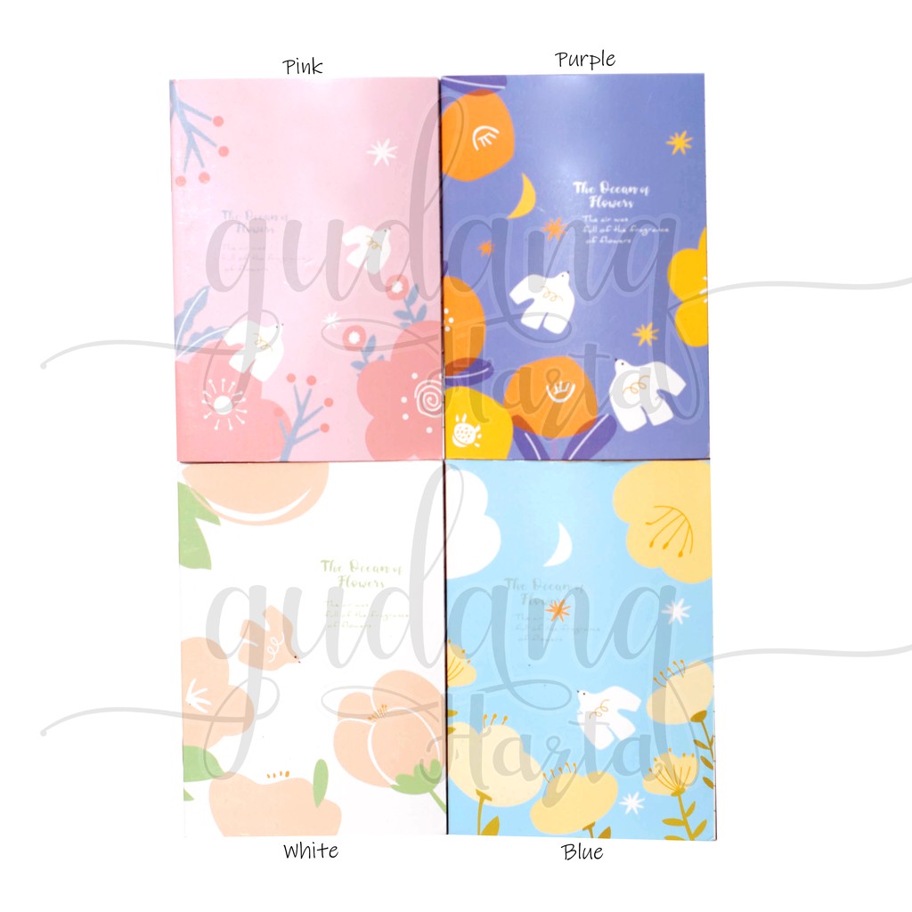 

GCC Notebook Mini Pastel Flower Buku Catatan Lucu 308306