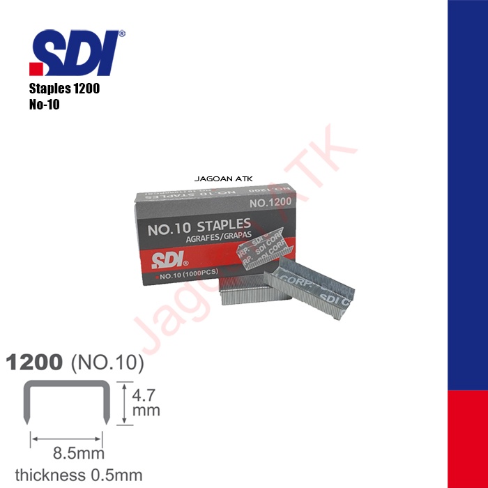 

SDI 1200 Isi Staples No.10 / No.10 Staples 20 kotak kecil