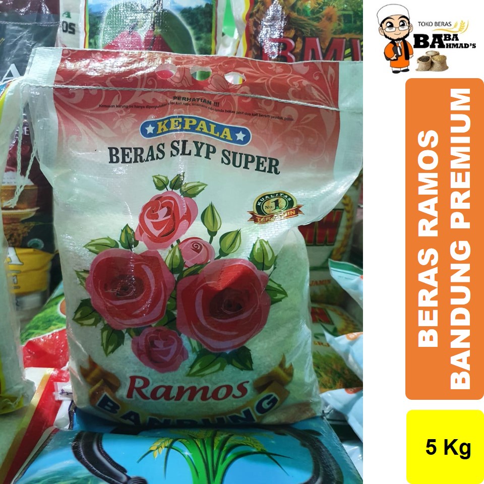 

BERAS SUPER PREMIUM RAMOS BANDUNG - 5KG/10/KG/15KG/20KG/25KG