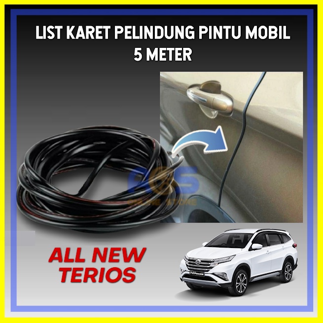 LIST KARET PELINDUNG PINTU MOBIL ALL NEW TERIOS 2018-