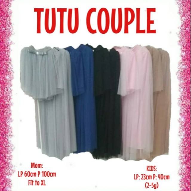 Rok tutu couple / rok tutu dewasa / rok tutu anak