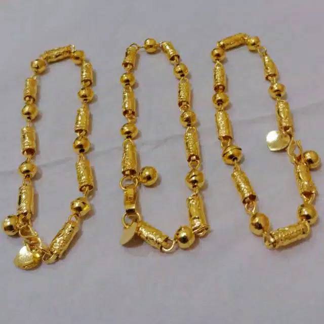 gelang bambu lapis emas 24k