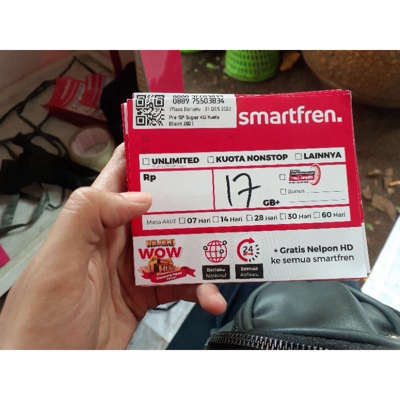 kartu perdana smartfren 17gb