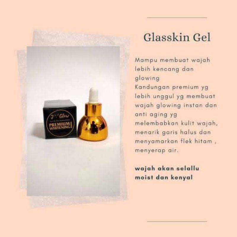 J-Glow Serum Glaskin Gel Premium