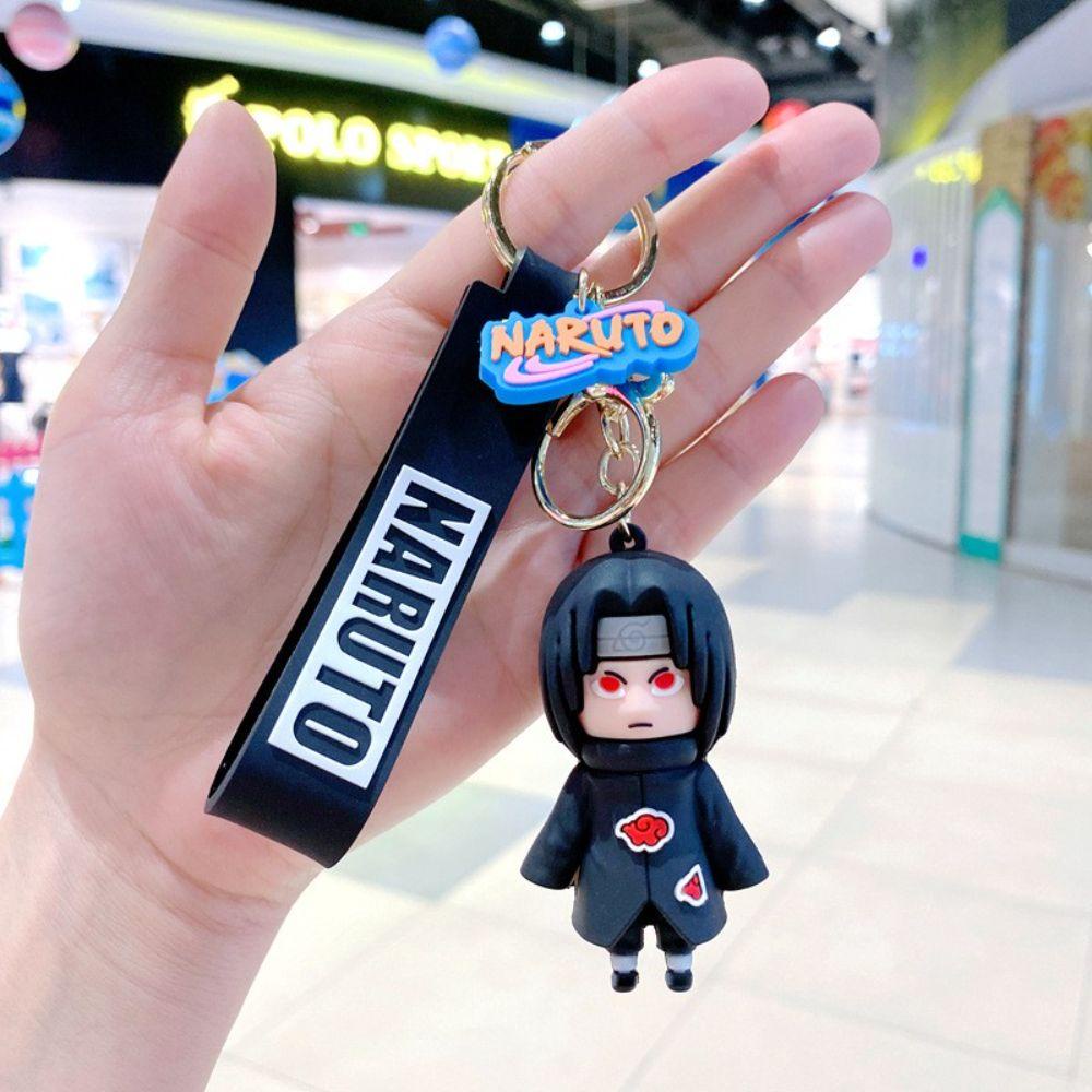 Lanfy Naruto Gantungan Kunci Anime Jiraiya Lanyard Wristlet Ransel Liontin Hadiah Besar Ornamen Kunci