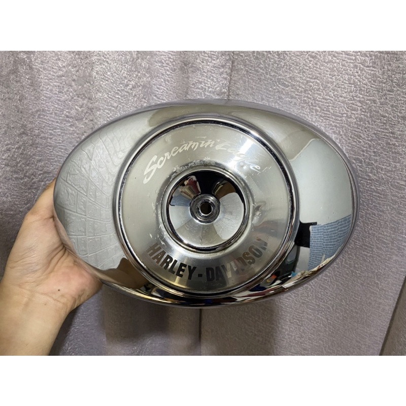 TERJUAL SOLD Cover Filter Karbu ORIGINAL HARLEY DAVIDSON “Screamin Eagle” untuk karbu harley twincsn