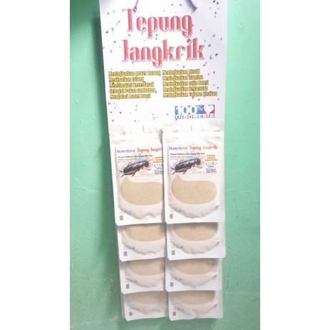 1 RENCENG TEPUNG KROTO ,JANGKRIK ,DAN KELABANG ISI 8 PCS