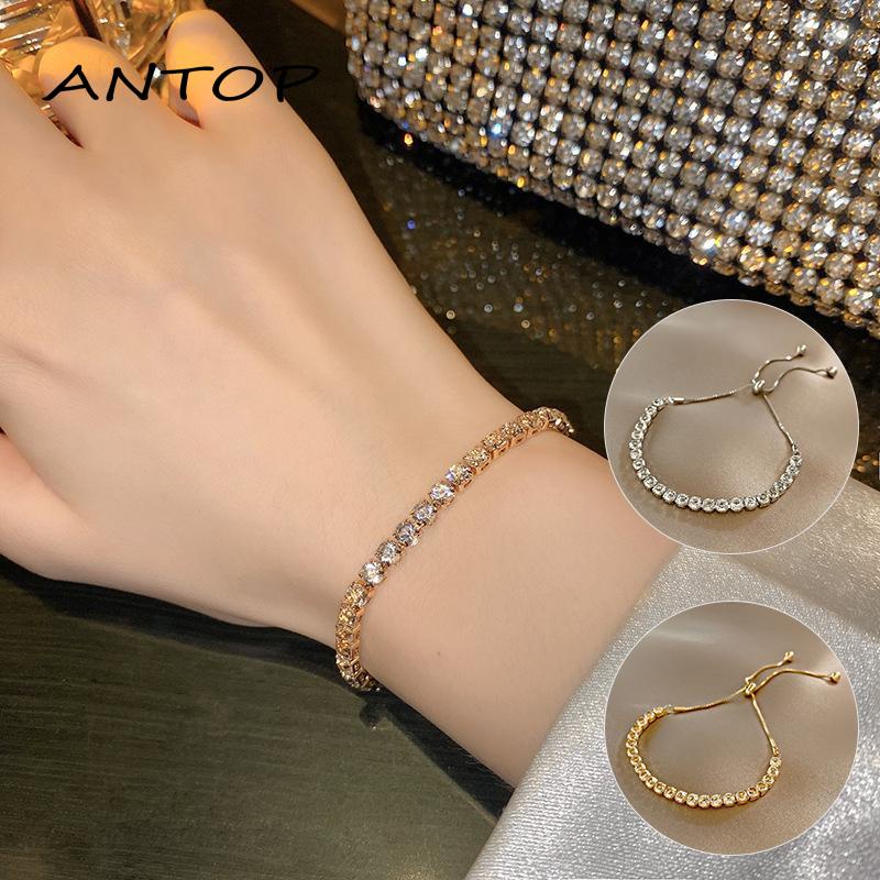 Gelang Zircon Dapat Disesuaikan Untuk Wanita