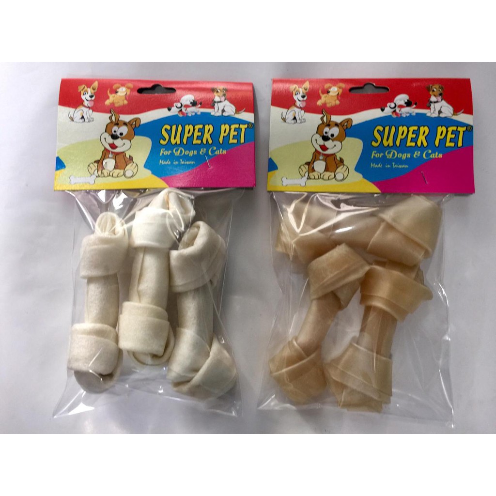 snack tulang anjing - knotted bone 4&quot;