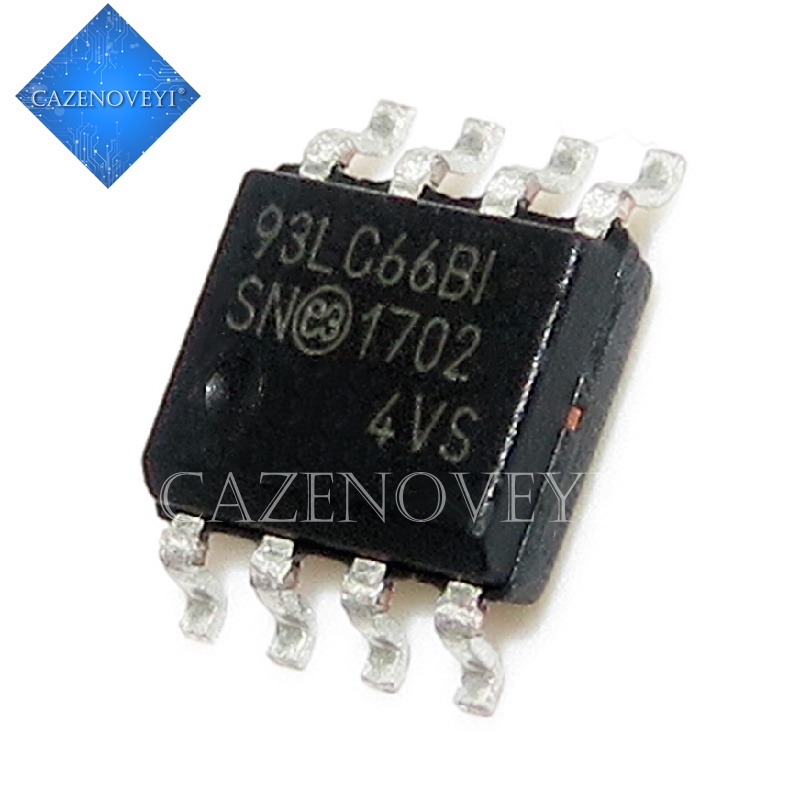 10pcs / lot Sparepart Komponen Elektronik Chip 93LC66BE- / SN 93LC66BI- / SN 93LC66 SOP-8