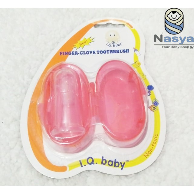 [R-042] Sikat gigi/sikat gigi bayi IQ - Finger Glove Toothbrush