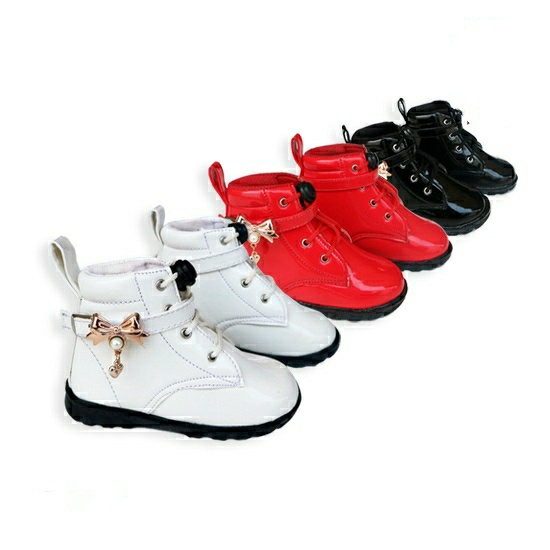 Sepatu Boot Anak Perempuan/Sepatu Pesta Anak Perempuan/ Sepatu Pesta Anak Perempuan Usia 1-5 tahun/S