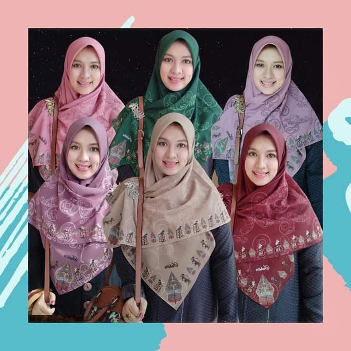 JILBAB SUHITA VERSI  KRISNA DRUPADI/JILBAB WAYANG SUHITA/JAMINAN ORIGINAL