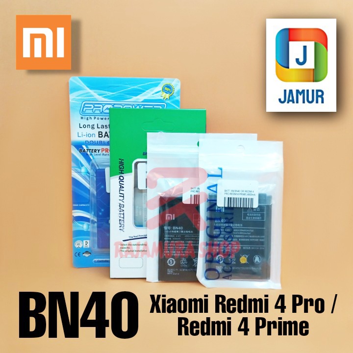 BATERAI XIAOMI REDMI 4 PRO BATERAI BN40 BATERAI XIAOMI REDMI 4 PRIME BATRE XIAOMI REDMI 4 PRO BATRE 