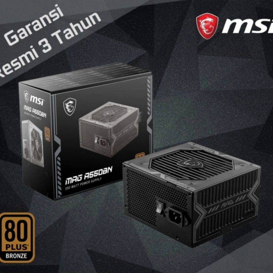 MSI MAG A550BN 550W 80 PLUS BRONZE