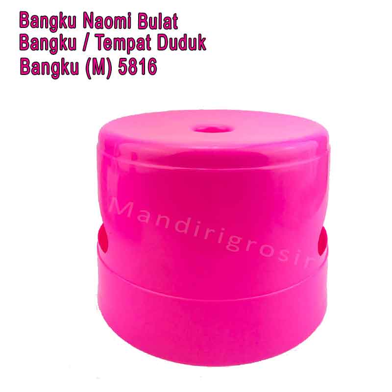 Bangku Plastik *Bangku Naomi Bulat * Tempat Duduk * Bangku(M)5816