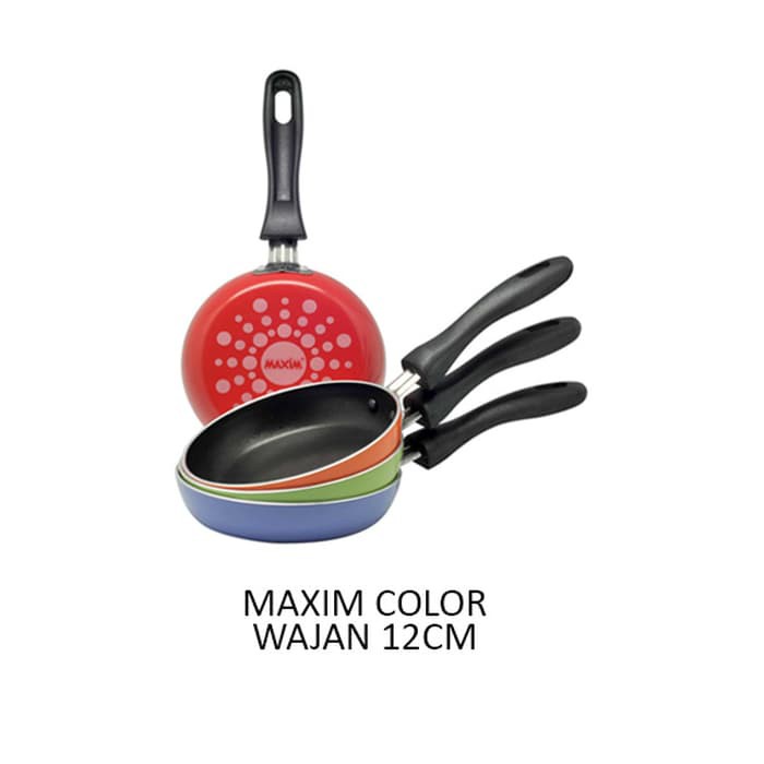 Maxim Color Wajan Teflon Kecil 12cm