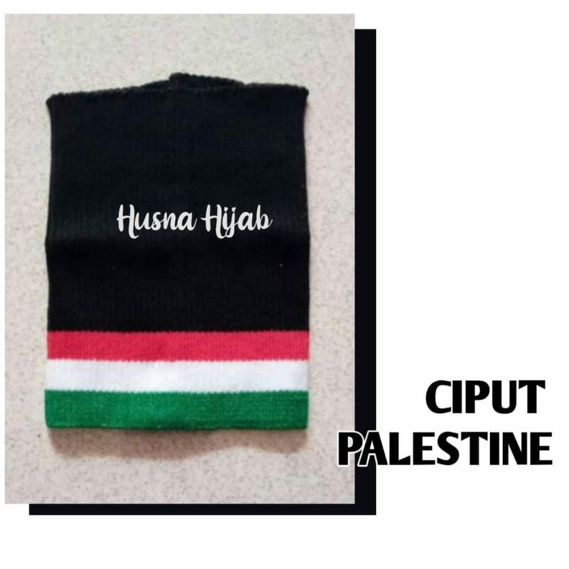 [HUSNA COLLECTION] Ciput Rajut Palestine Ecer / Ciput Palestina