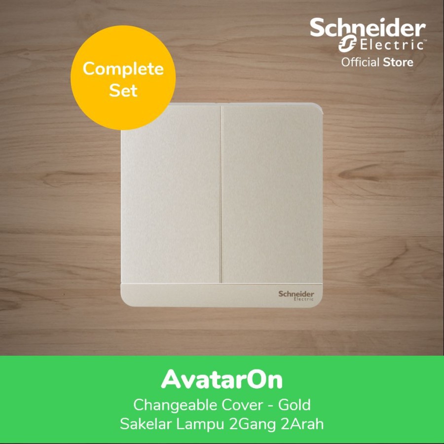 Saklar Seri Hotel Gold WG Avatar On Schneider