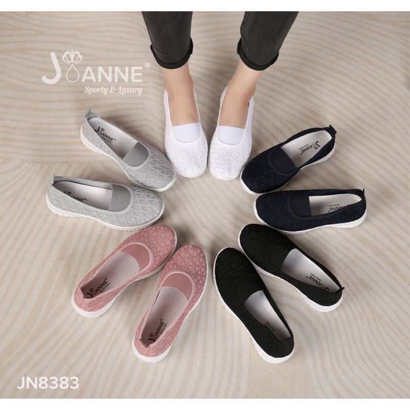 SALE! [ORIGINAL] JOANNE FlyKnit Flat Shoes Sepatu Wanita #JN8383