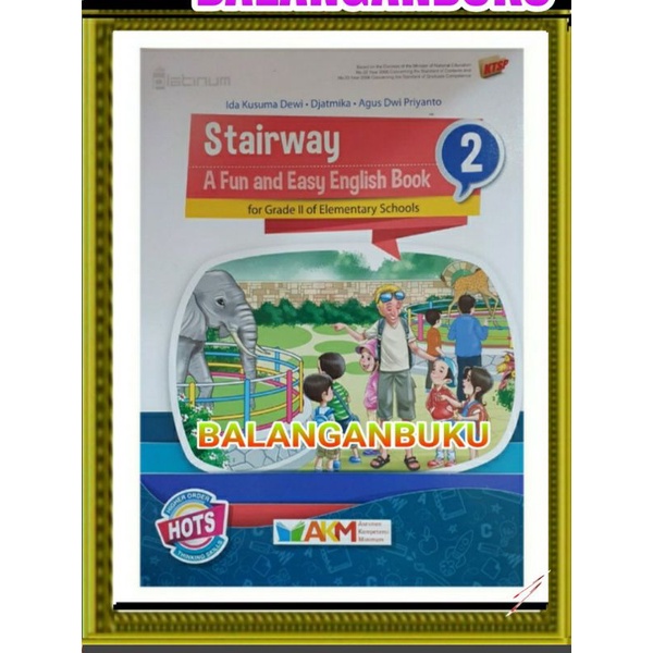 STAIRWAY HOT STARWAY BAHASA INGGRIS SD Mi  ENGLISH SD KELAS 2 PLATINUM