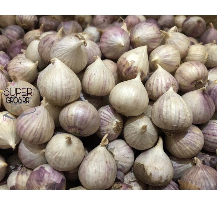 

☑️ Bawang Putih Tunggal 100 Gram Bawang Putih Lanang Ukuran Sedang Import Grosir 1 BALL