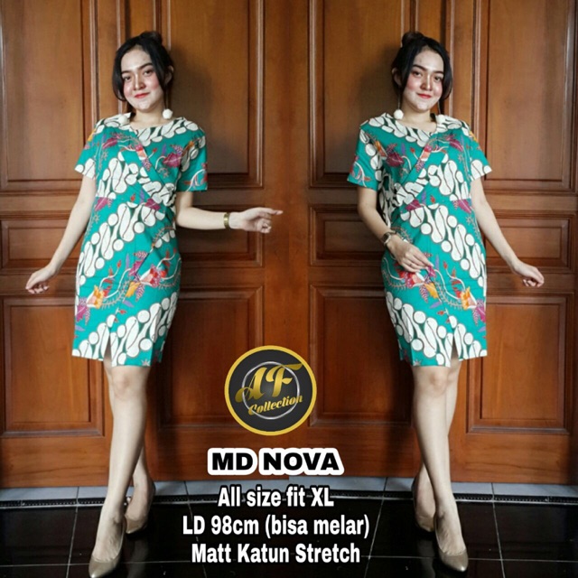 Dress Midi Batik Nova