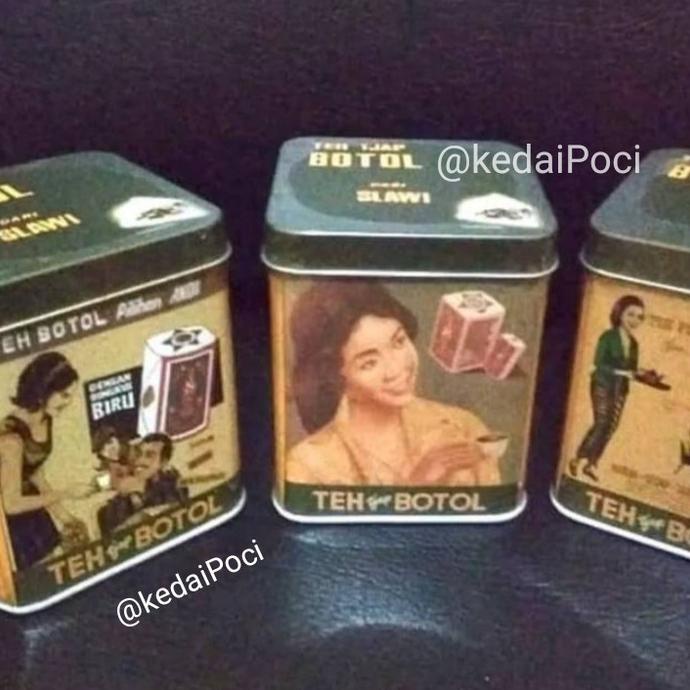 

(BISA COD) Teh tjap Botol Vintage (kaleng) BERKUALITAS Kode 1237